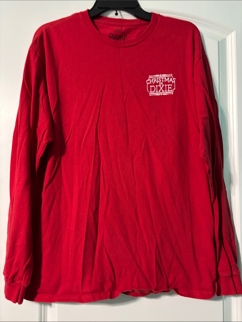 Christmas in Dixie Women's Long Sleeve Tee - Red